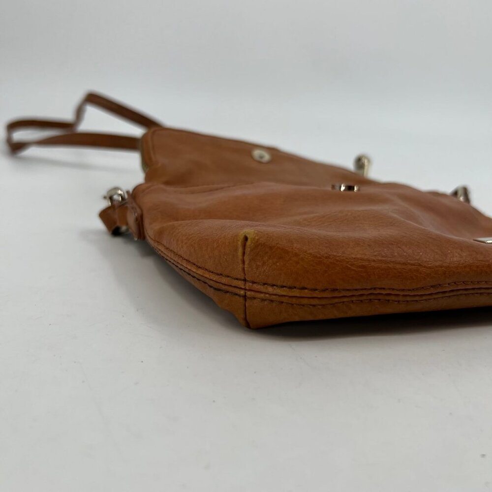 Kenneth Cole Reaction Brown Mini Crossbody Bag | Faux Leather - Picture 6 of 10